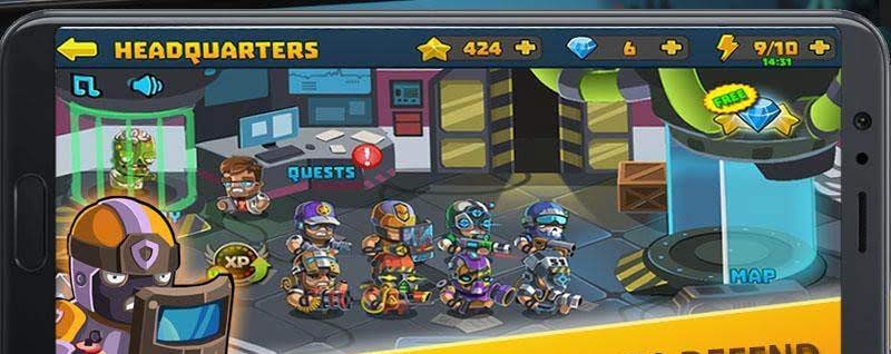 Zombie Troopers Creeps TD 2019 screenshot 3