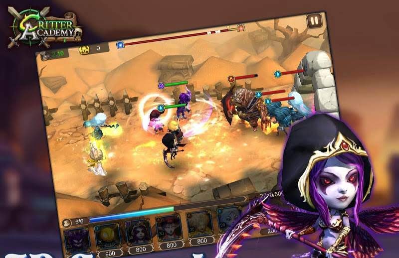 Critter Academy: Battle Wars screenshot 1