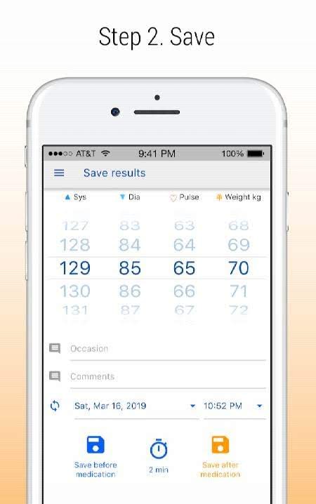 Systolic - Blood Pressure Tracker screenshot 2