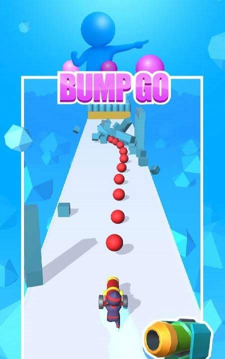 Bump Go—fun parkour & shooting game screenshot 1