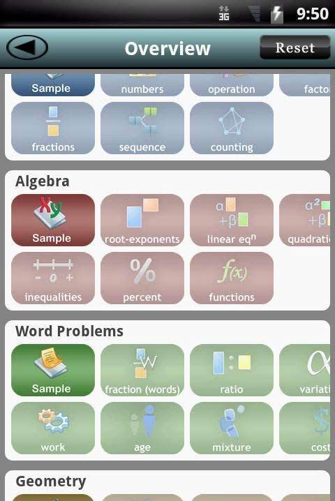 GMAT Math Lite screenshot 2