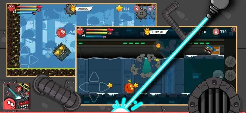 Red Hero 4: Adventure Bounce Ball Vol3 screenshot 1