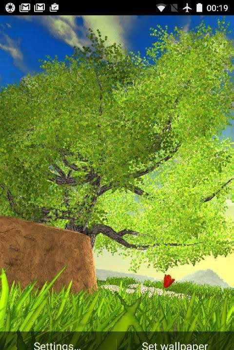 Nature Tree Milky Way live wallpaper screenshot 4