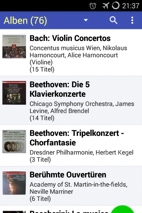 Opus 1 Music Player screenshot 2