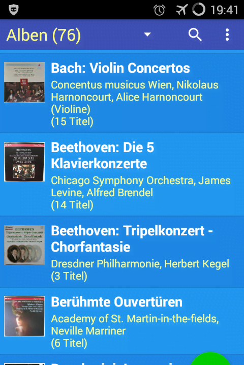 Opus 1 Music Player screenshot 1