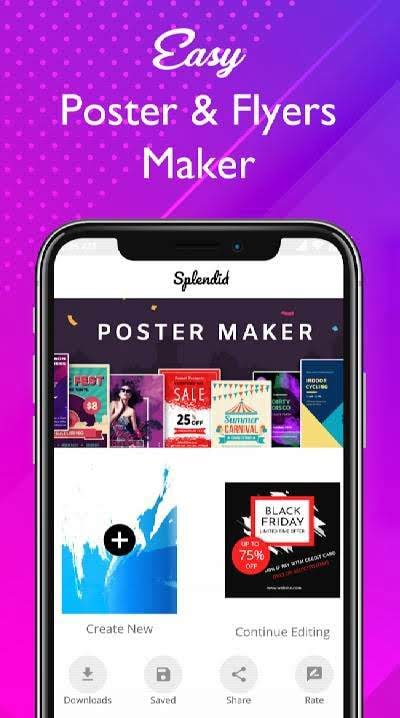 Poster Maker Flyer Maker 2019 Free Ads Page Design screenshot 2
