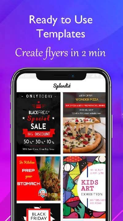 Poster Maker Flyer Maker 2019 Free Ads Page Design screenshot 3