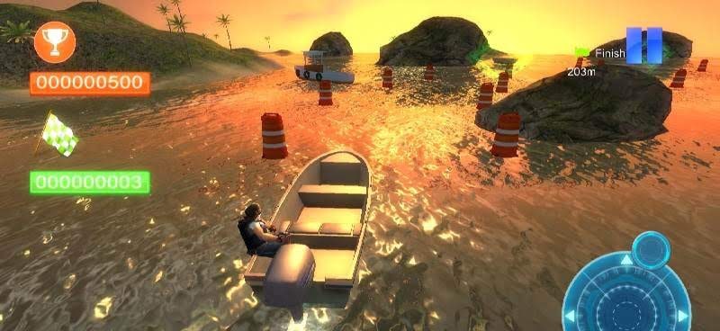 Speed Boat Parking 3D 2015 screenshot 1