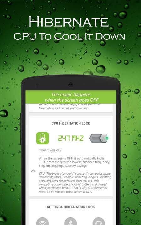 Hibernate: Real Battery Saver screenshot 1