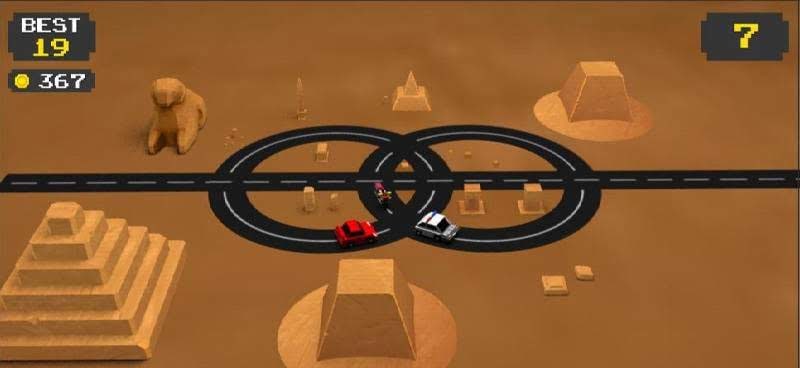 Circle Traffic Run : Crossy Crash screenshot 1