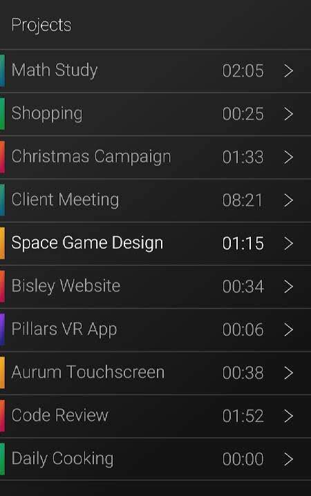 Simple Time Tracker screenshot 1