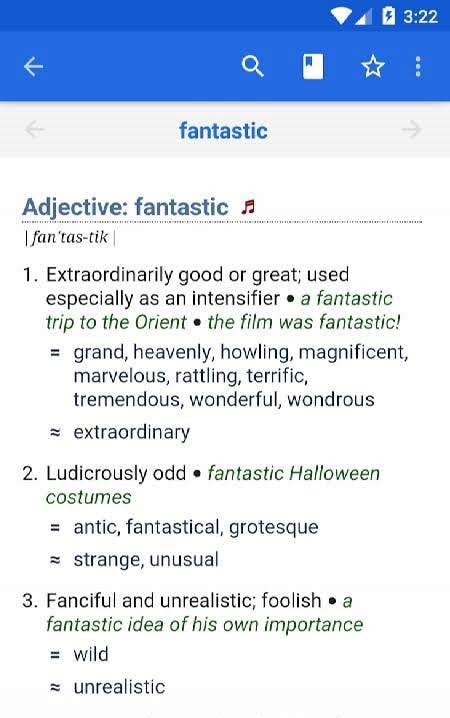 WordWeb Audio Dictionary screenshot 1