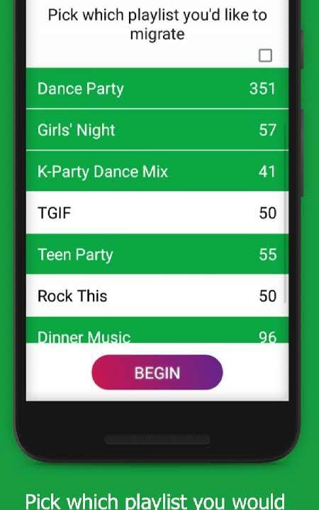 STAMP: Music Importer Transfer Your Playlists screenshot 3