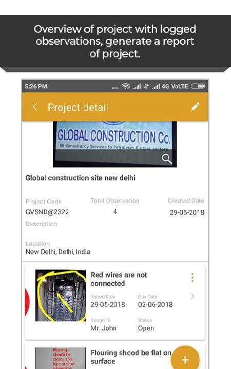 Site Inspection - Snagging, Site Auditing, faults screenshot 3
