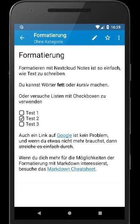 Nextcloud Notes screenshot 3