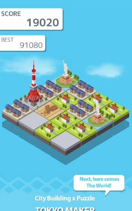TokyoMaker - Puzzle × Town gameplay screenshot 1