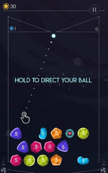 Gravity Balls: Planet Breaker gameplay screenshot 2