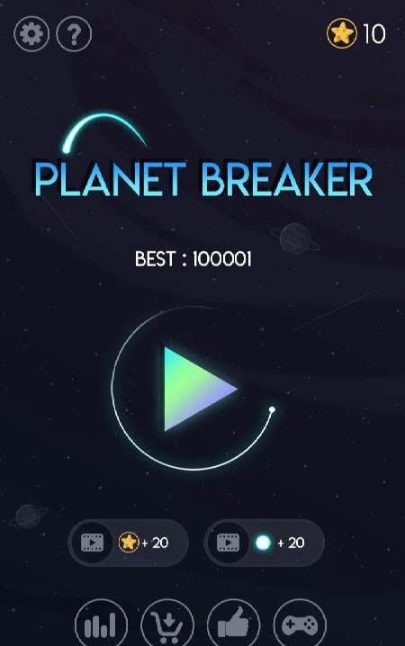 Gravity Balls: Planet Breaker gameplay screenshot 1