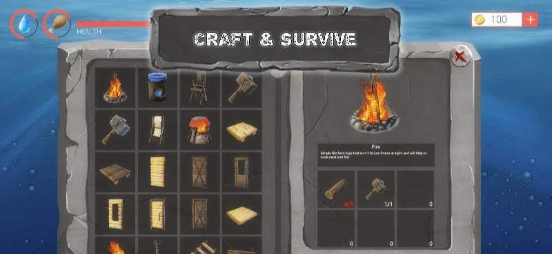 Raft Survival Ark Simulator screenshot 2