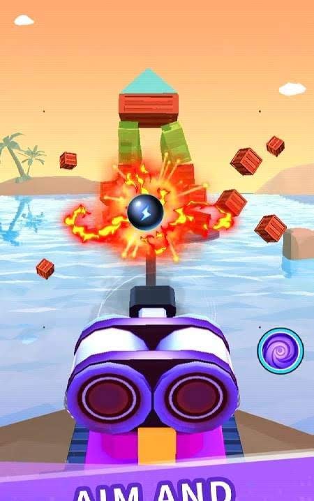 Color ball blast：merge tank and knock down blocks Screenshot 2