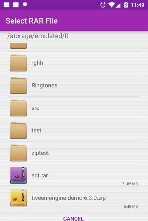 Simple Unrar screenshot 4