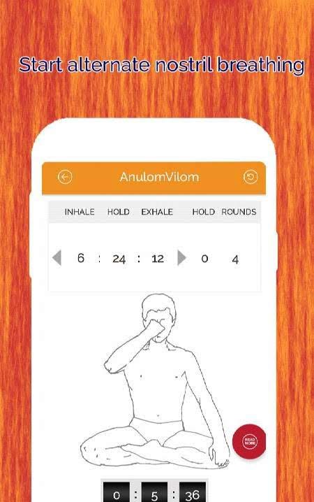 7pranayama - Yoga Daily Breath Fitness Yoga & Calm screenshot 4