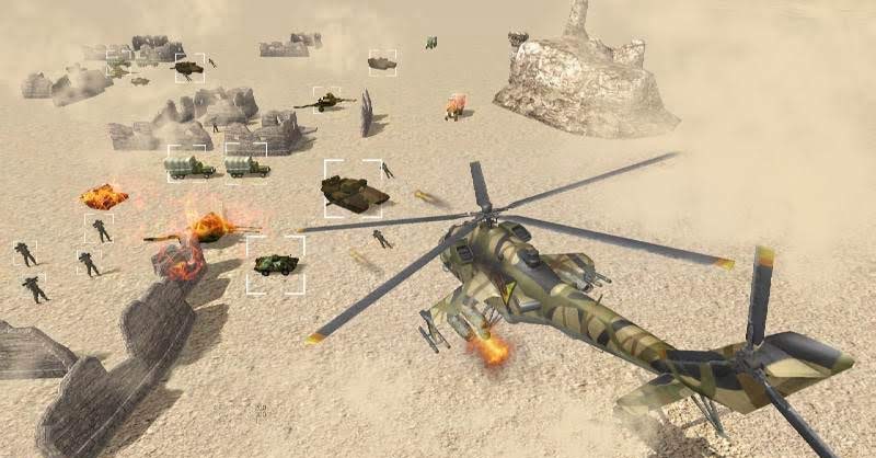Helicopter Simulator 3D Gunship Battle Air Attack screenshot 1