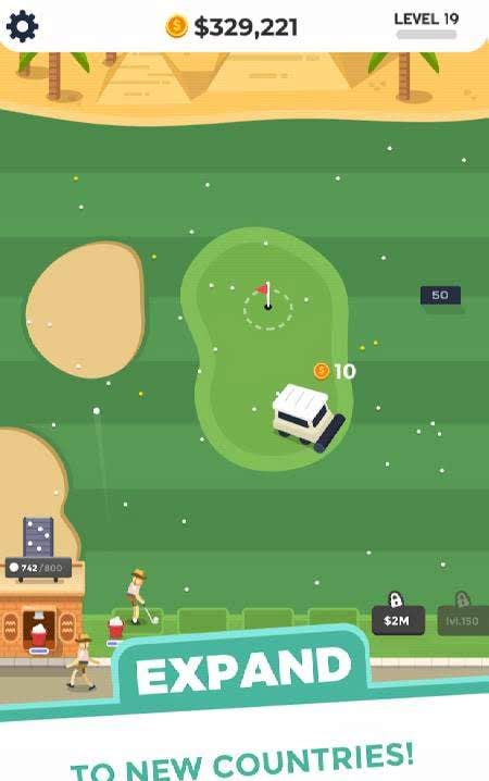 Golf Inc. Tycoon gameplay screenshot 3