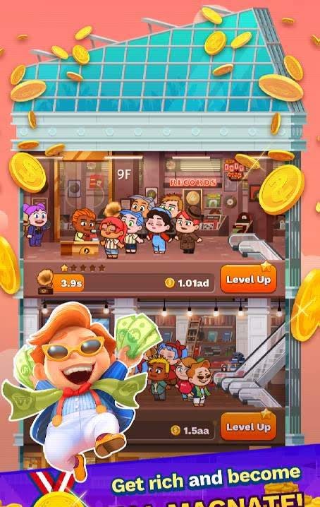 Tap Tap Plaza – Mall Tycoon gameplay screenshot 1