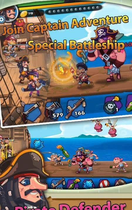 Pirate Defender: Strategy Captain TD screenshot 1