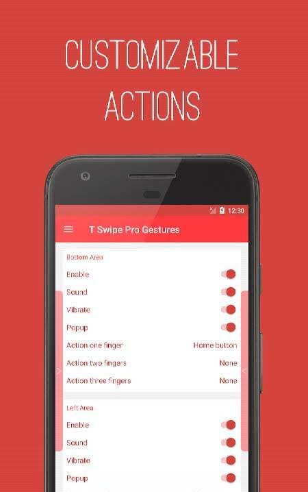 T Swipe Pro Gestures screenshot 3