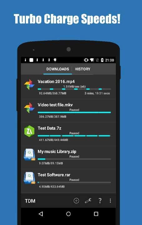 Turbo Download Manager (and Browser) screenshot 1