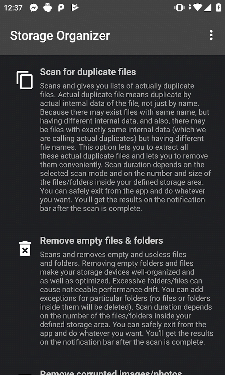 Storage Organizer screenshot 2
