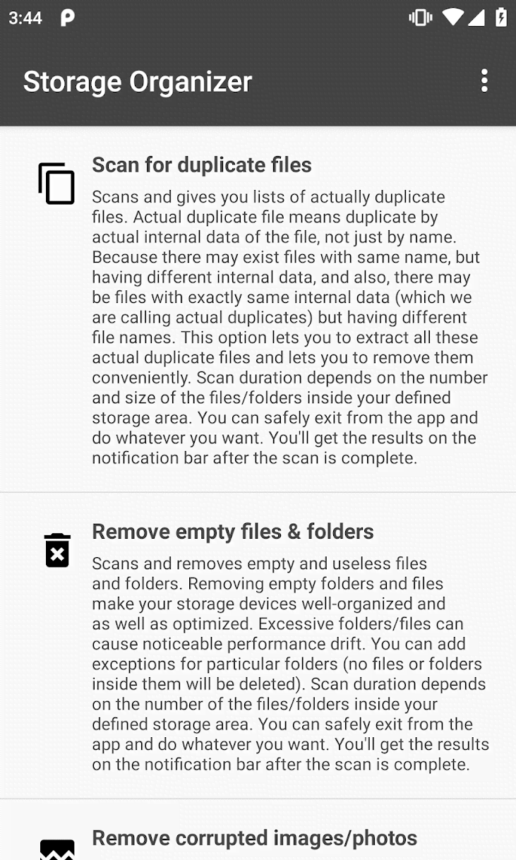Storage Organizer screenshot 1