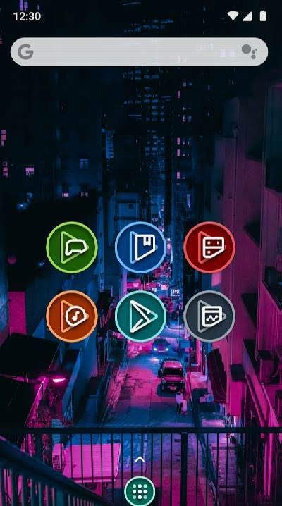 Relevo Circle - Icon Pack screenshot 2