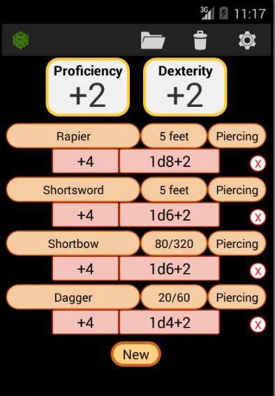 Fifth Edition Character Sheet screenshot 3