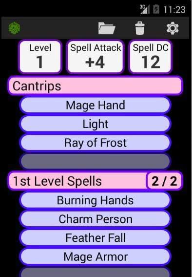 Fifth Edition Character Sheet screenshot 4
