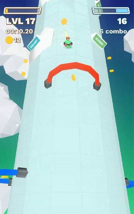 Chilly Slide: A Geometry Slalom Winter Games Saga Screenshot 4