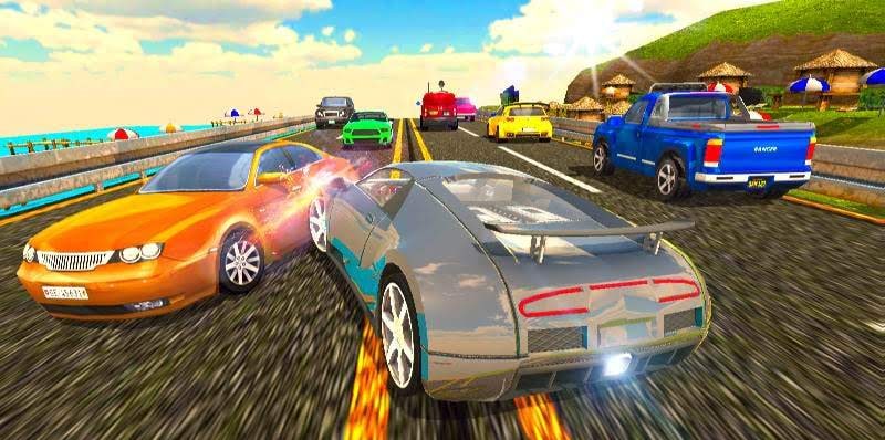 Curved Highway Traffic Racer 2019 screenshot 3