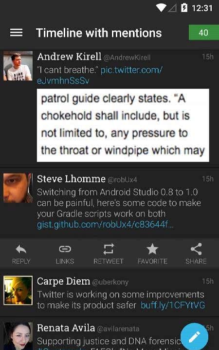 Plume for Twitter screenshot 4