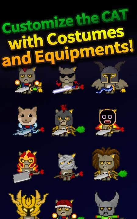 Cat Tower - Idle RPG gameplay screenshot 2