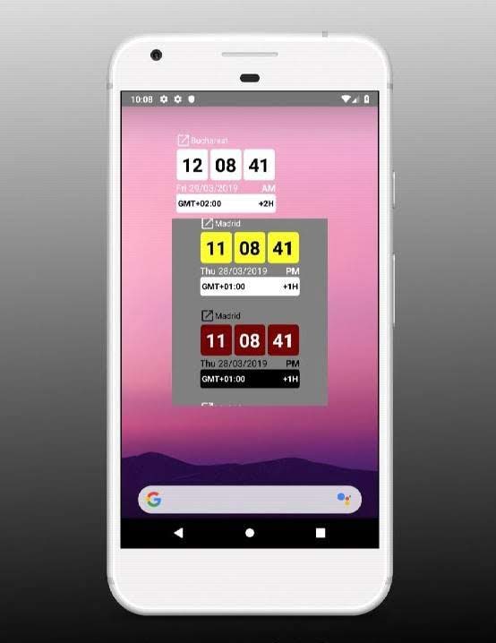 World Clock Widget + screenshot 3
