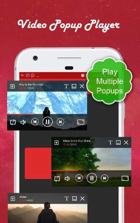 Video Popup Player: Multiple Video Popups screenshot 1