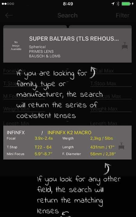 CineLenses screenshot 4