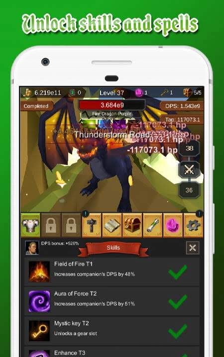 Tap Adventures – an idle clicker game screenshot 3