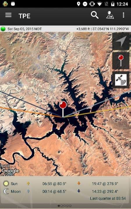 The Photographer's Ephemeris screenshot 1