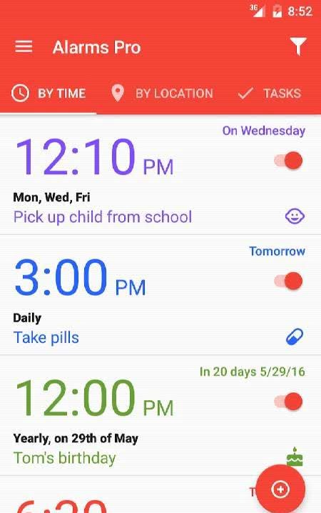 Alarms Pro screenshot 1