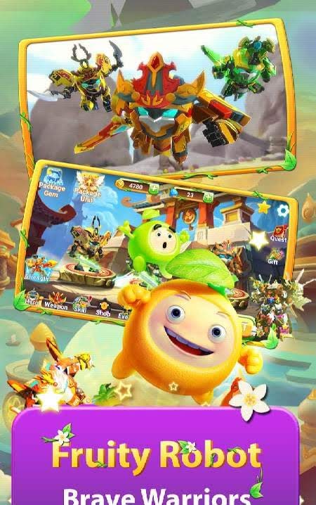 Superhero Fruit 2: Robot Fighting - Future War gameplay screenshot 3