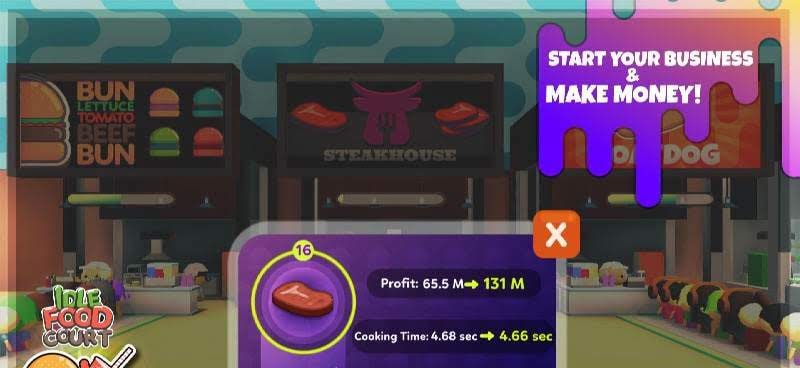 Idle Food Court screenshot 2