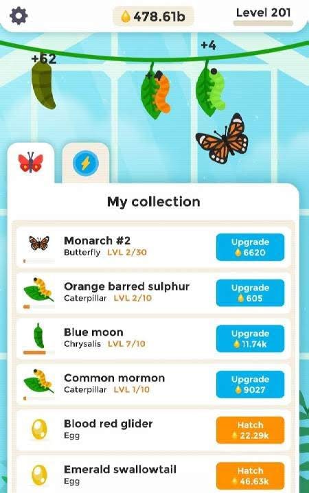 Butterfly Idle screenshot 2